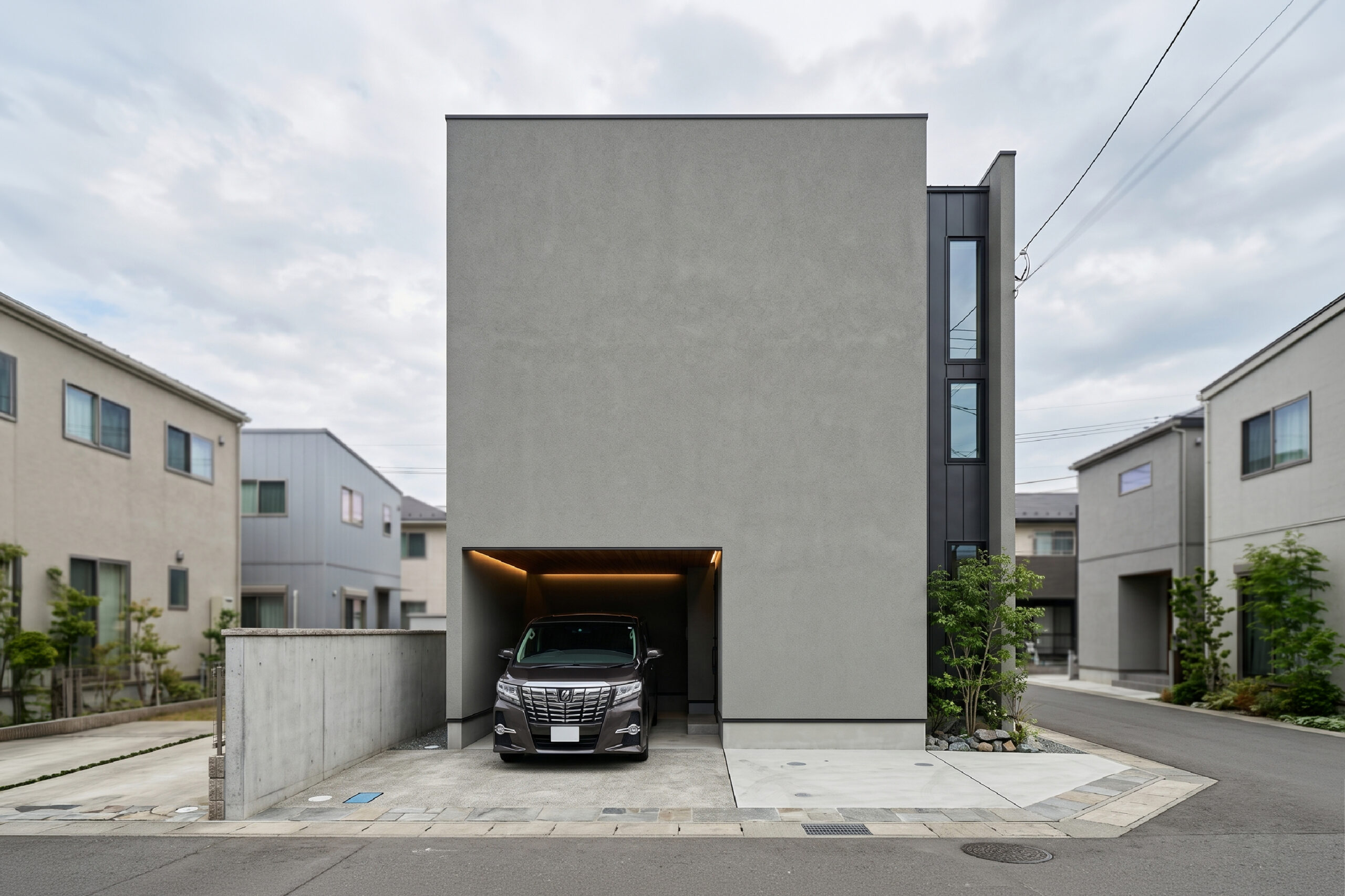 シンプルモダン × 暮らしやすい3階建て